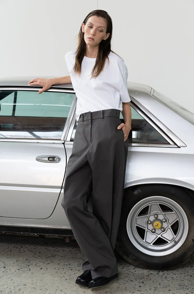 Airy Pants In Anthracite