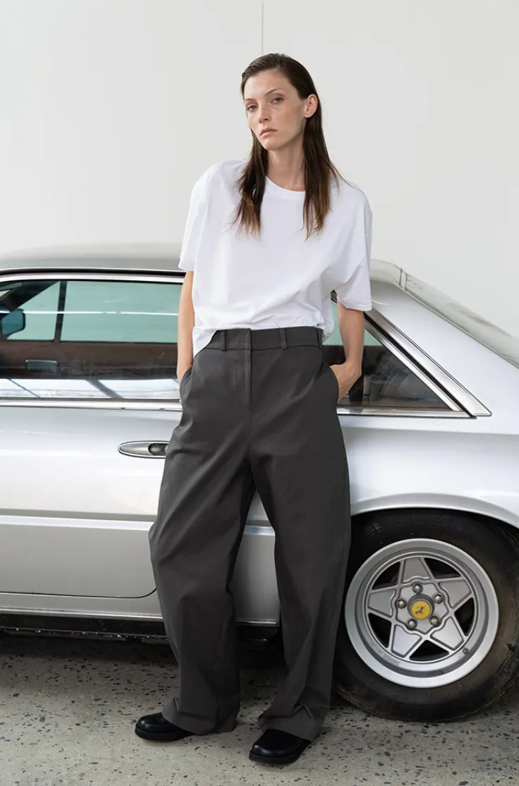 Airy Pants In Anthracite