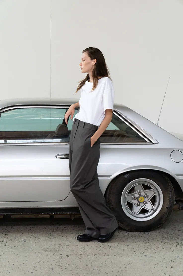 Airy Pants In Anthracite
