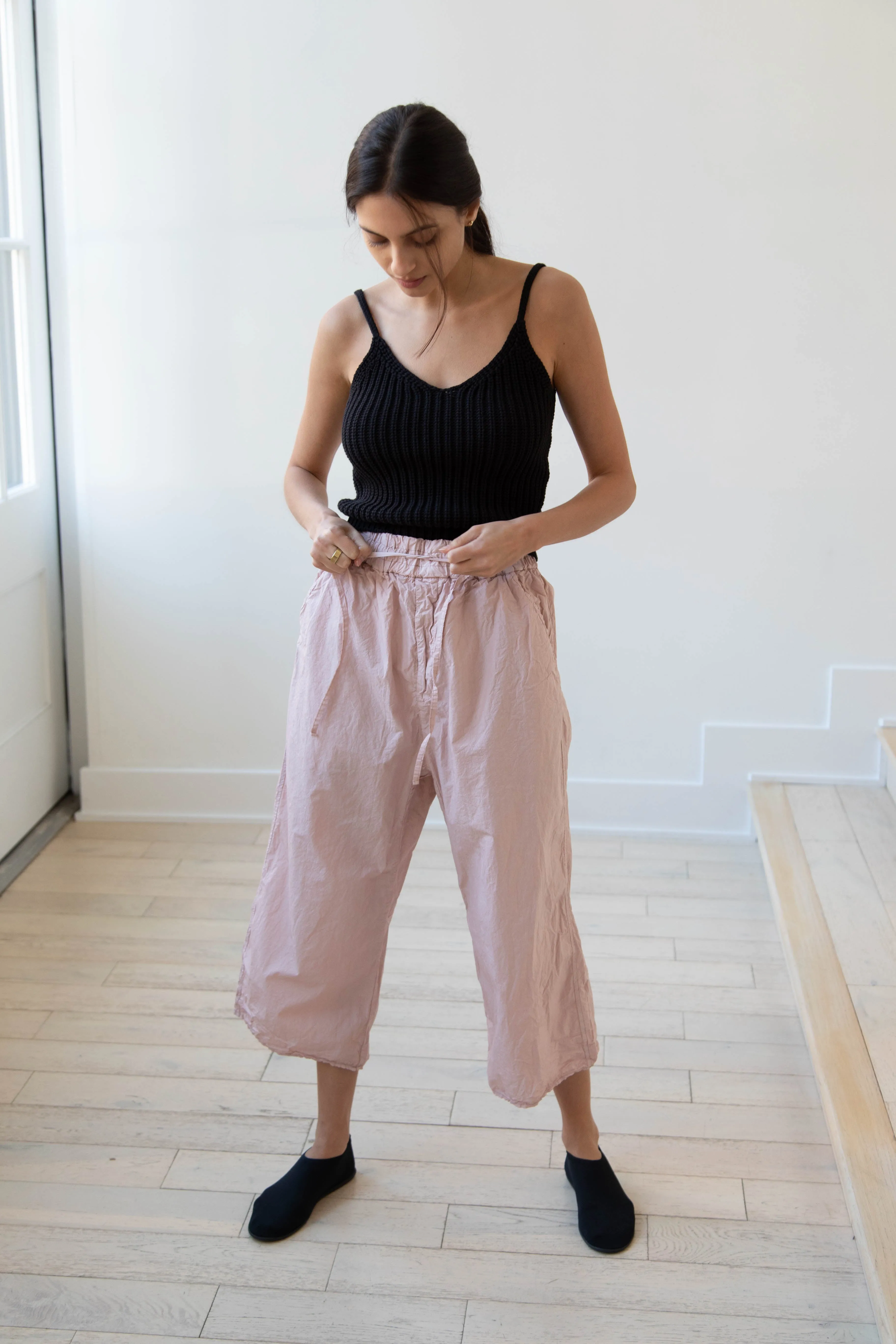 Album di Famiglia | TC Cotton W&S Trousers in Petal Pink