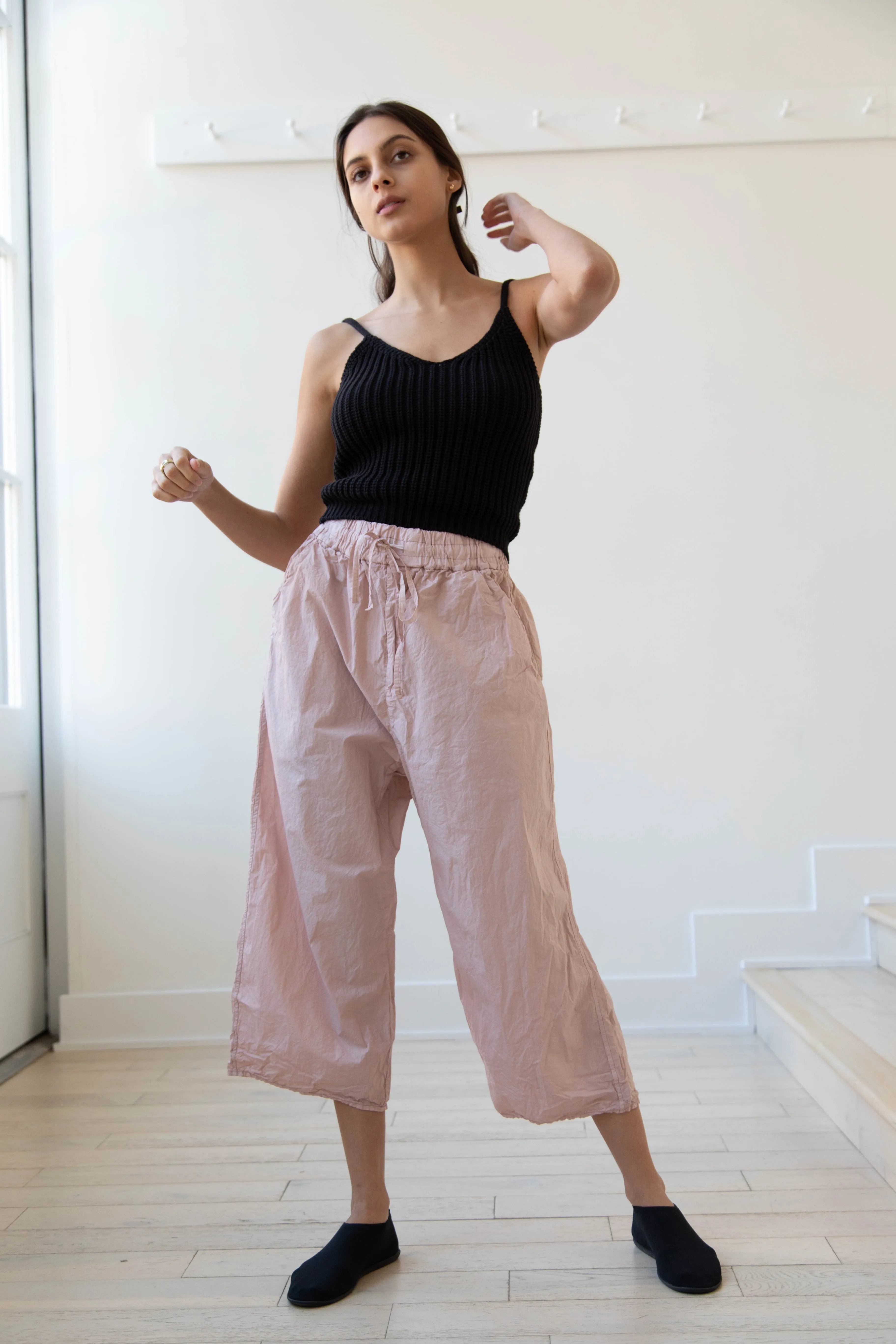 Album di Famiglia | TC Cotton W&S Trousers in Petal Pink