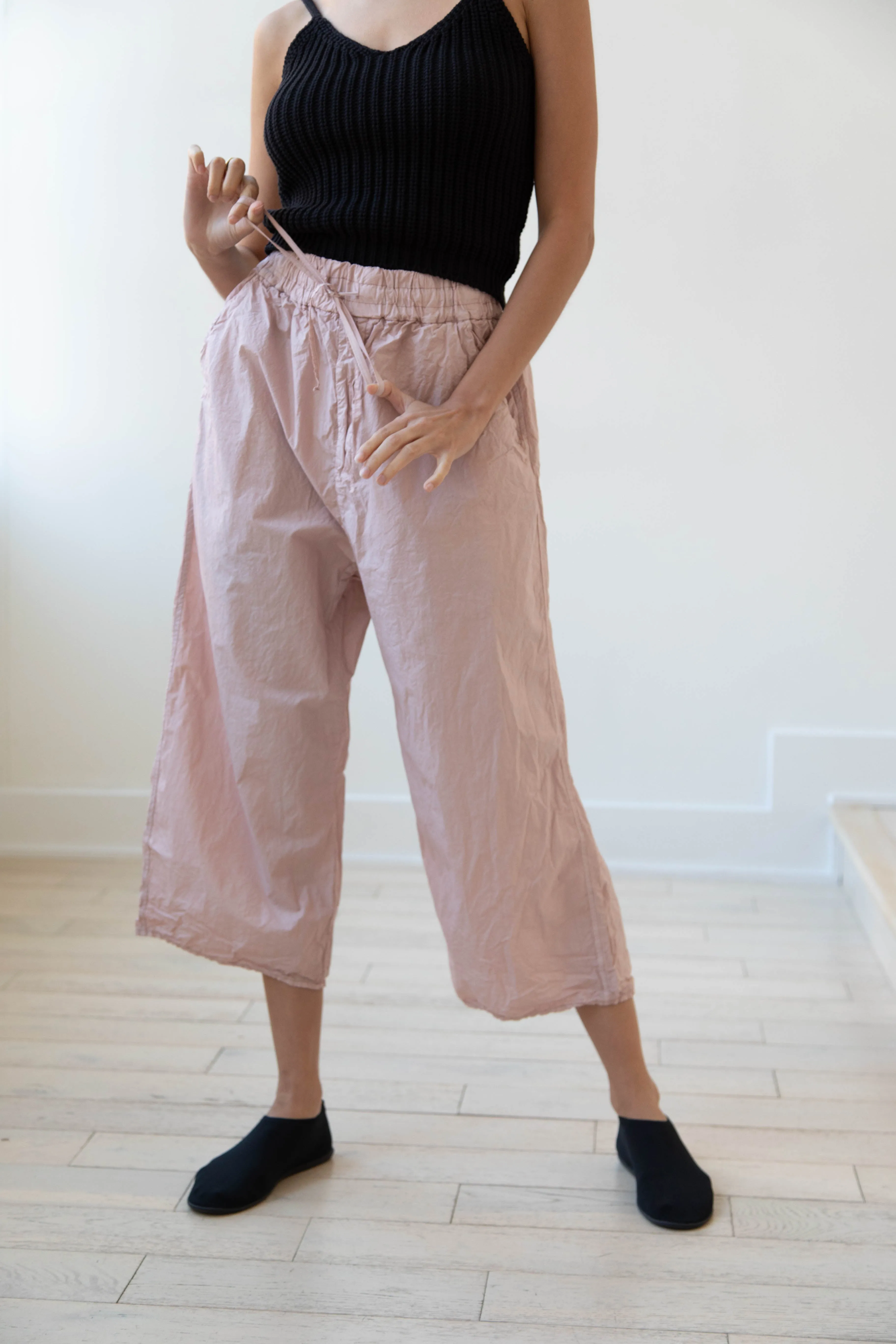 Album di Famiglia | TC Cotton W&S Trousers in Petal Pink