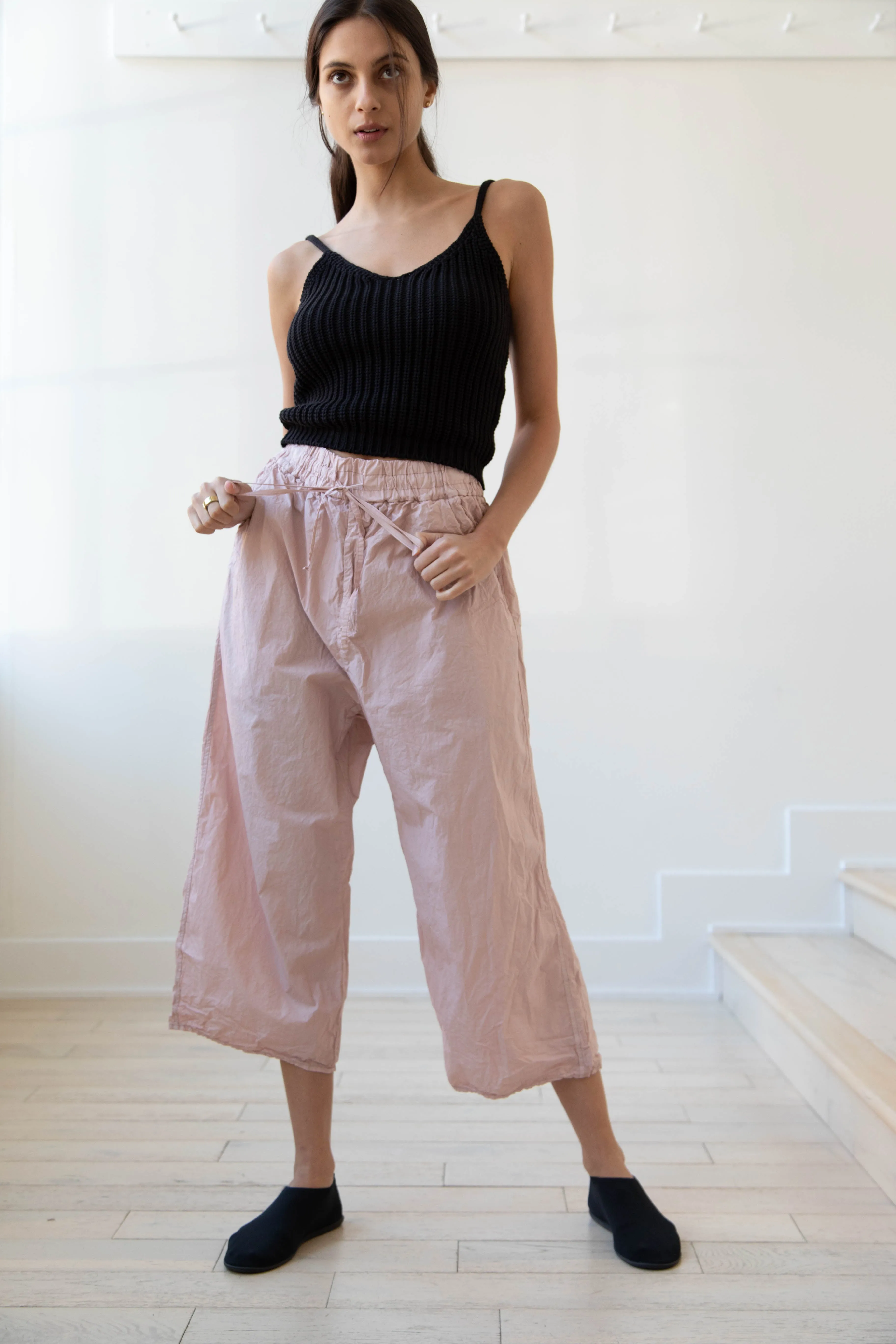 Album di Famiglia | TC Cotton W&S Trousers in Petal Pink