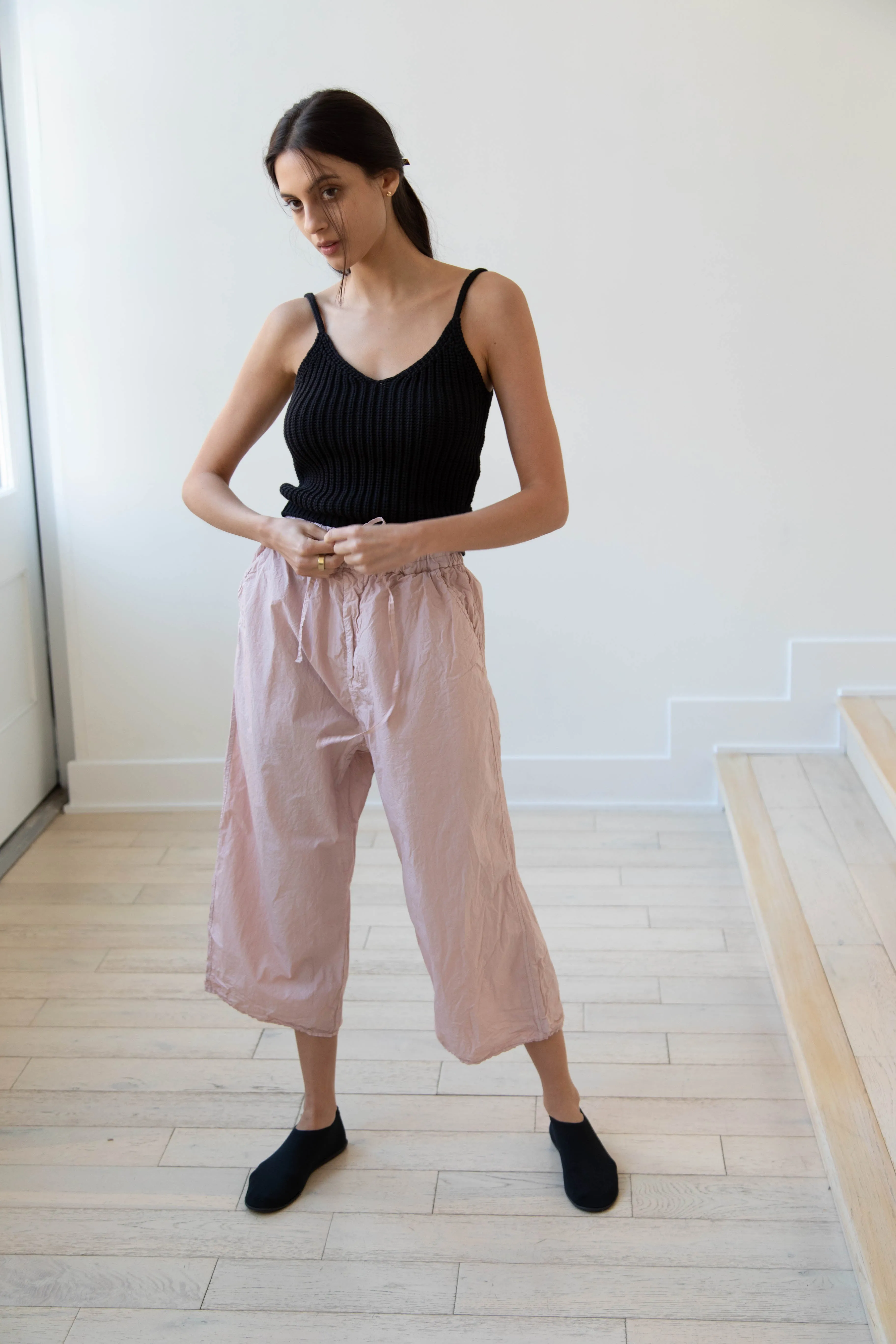 Album di Famiglia | TC Cotton W&S Trousers in Petal Pink
