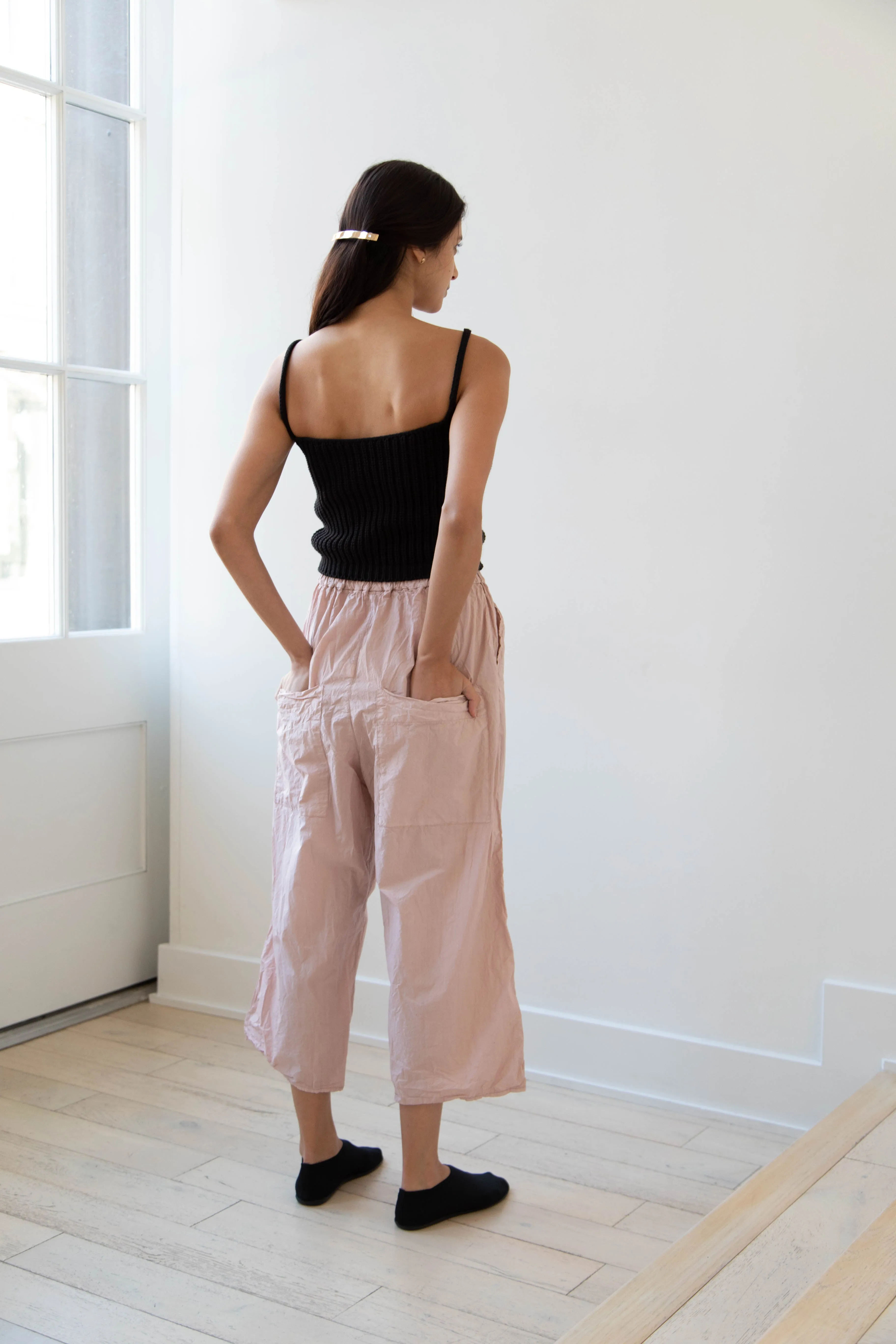 Album di Famiglia | TC Cotton W&S Trousers in Petal Pink