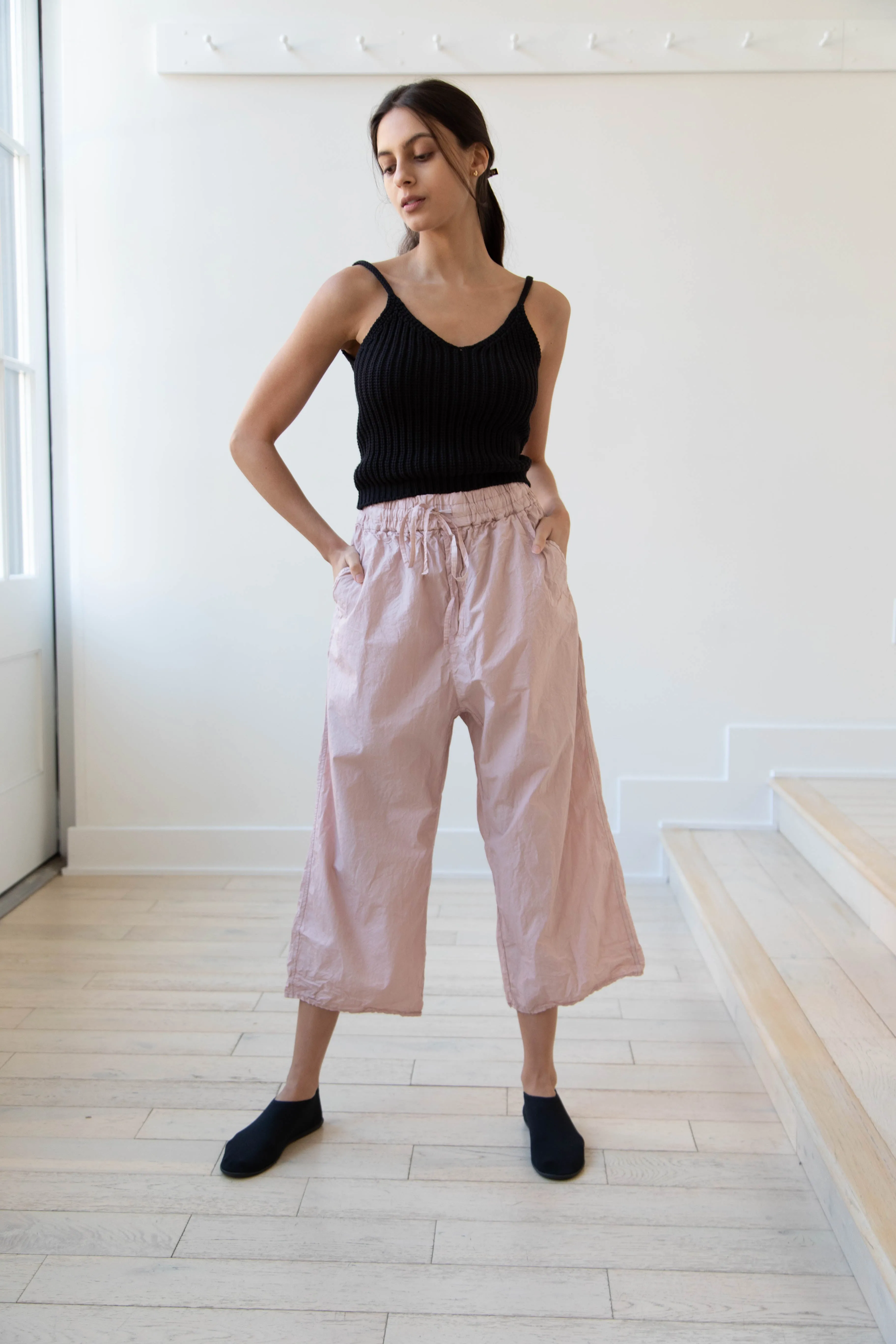 Album di Famiglia | TC Cotton W&S Trousers in Petal Pink