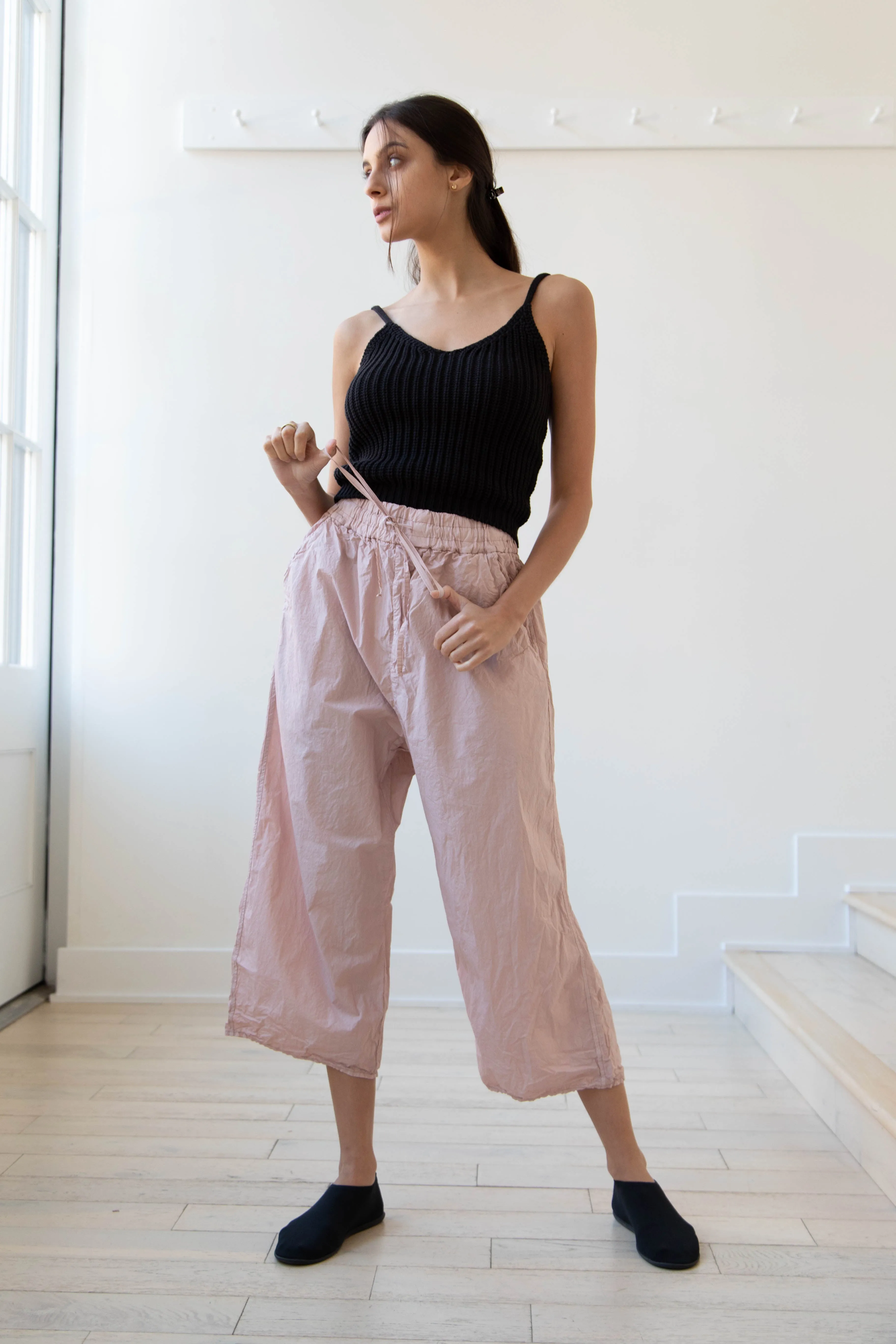 Album di Famiglia | TC Cotton W&S Trousers in Petal Pink