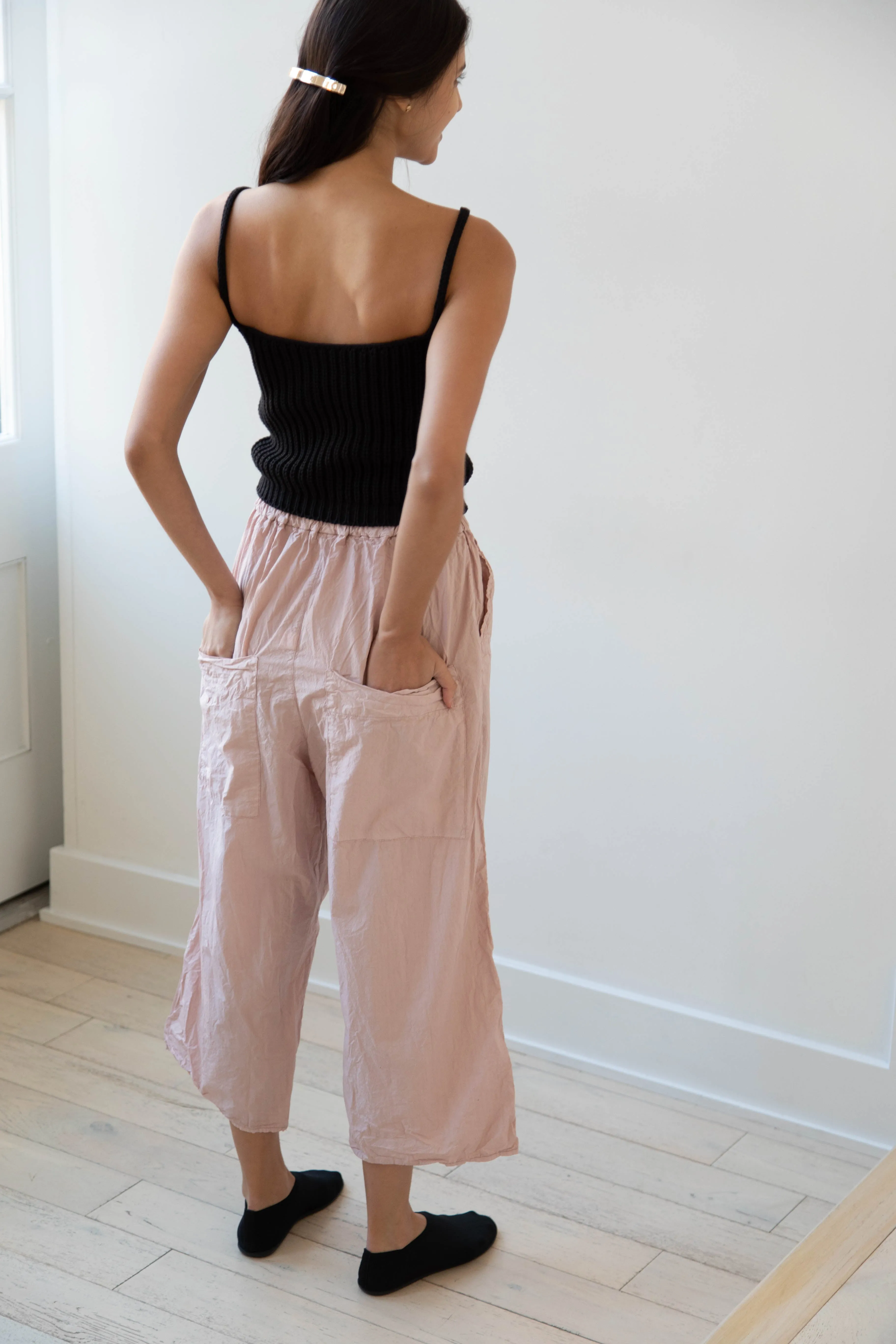 Album di Famiglia | TC Cotton W&S Trousers in Petal Pink