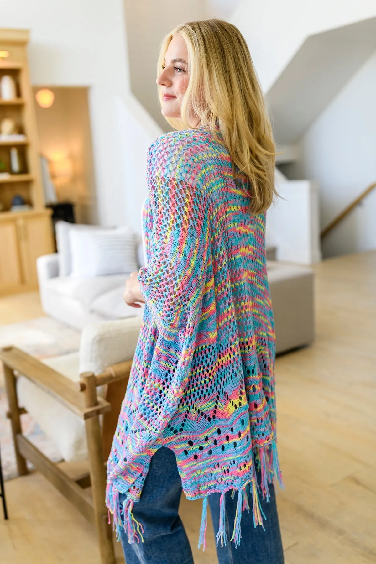 Amanda Crochet Cardigan in Six Colors - RTS