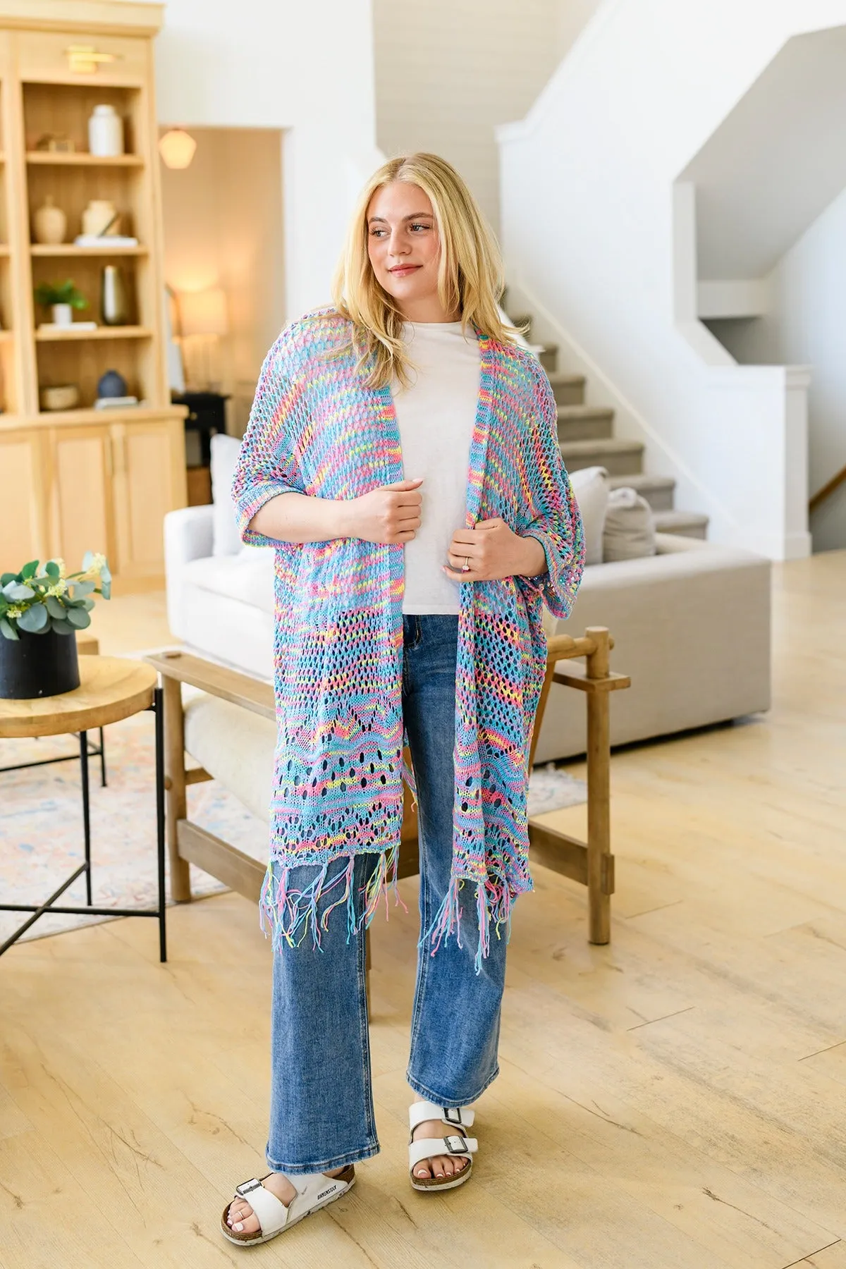 Amanda Crochet Cardigan in Six Colors - RTS