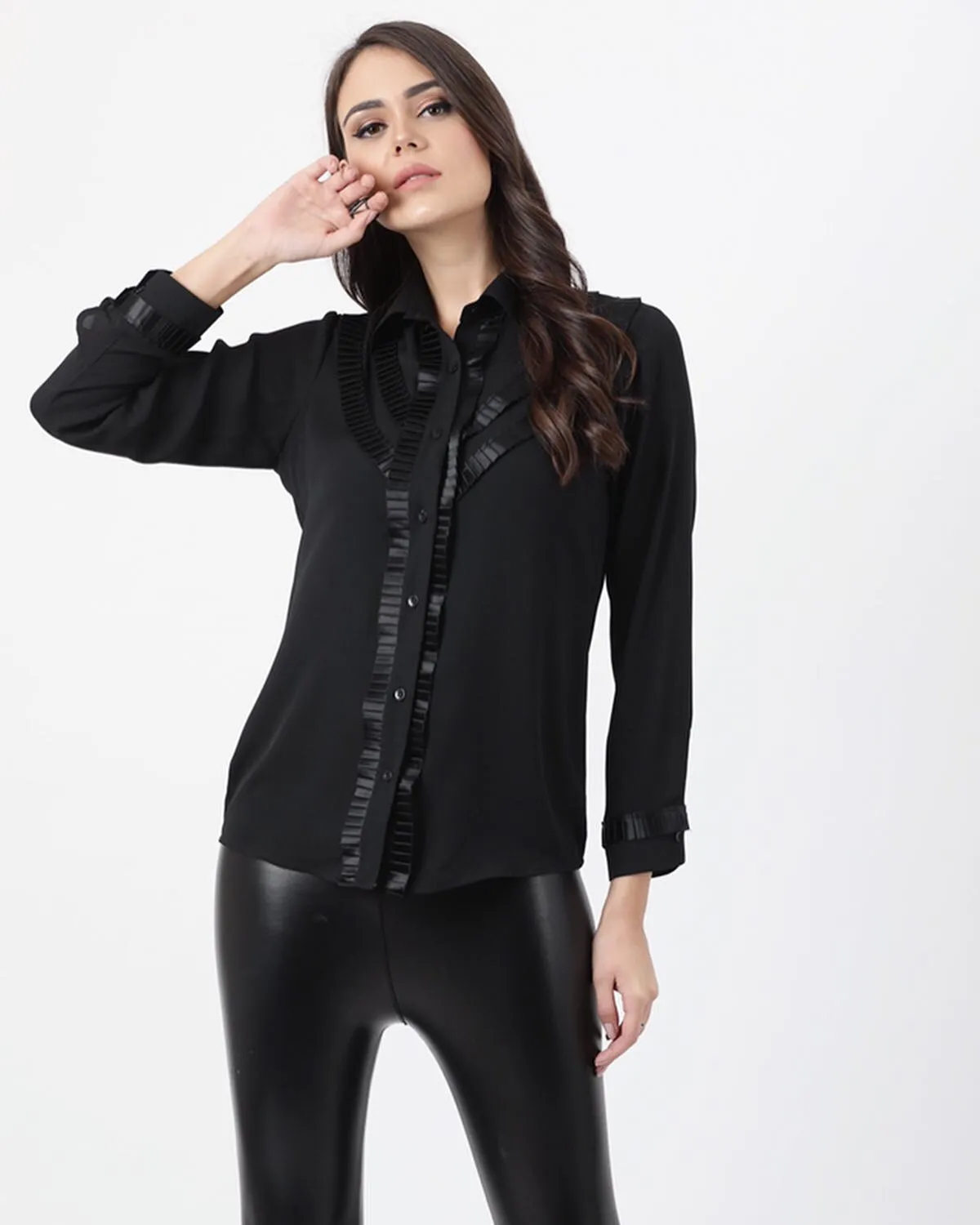 Ashico's Signature Pleated Shirt