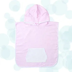 Bamboo Cotton Hooded Poncho - Kitty