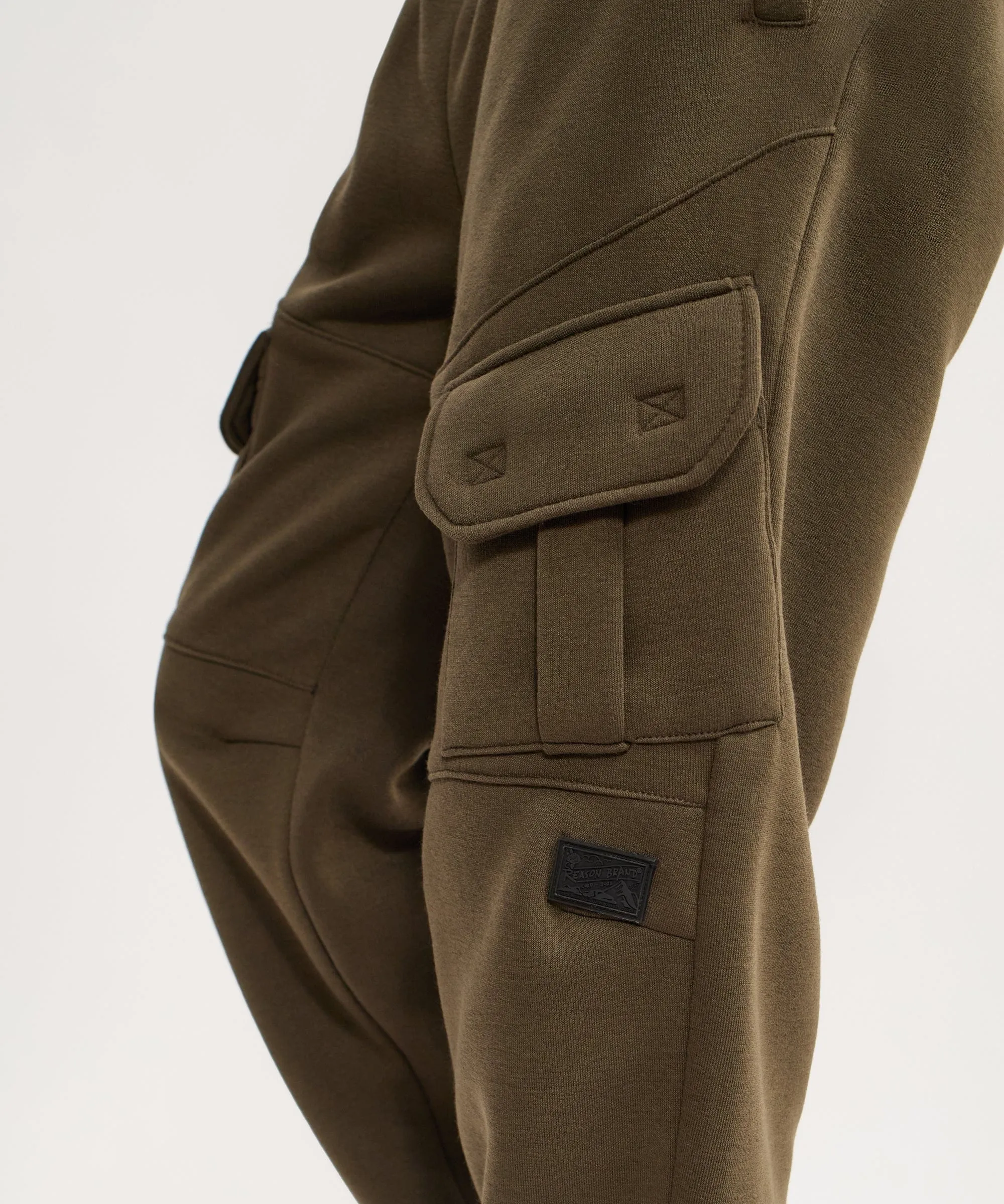 Banks Relaxed Fit Fleece Cargo Pants - Taupe
