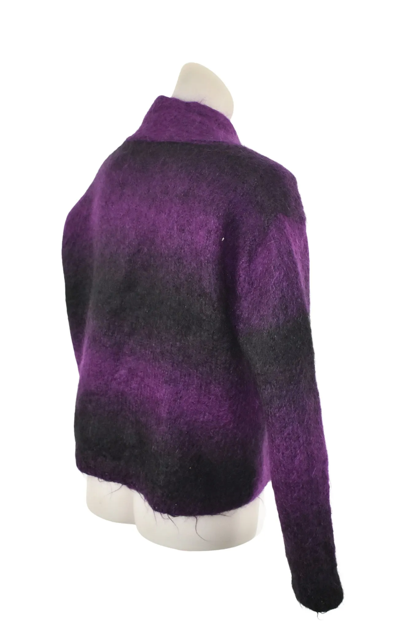 Beautiful handmade mohair knit cardigan