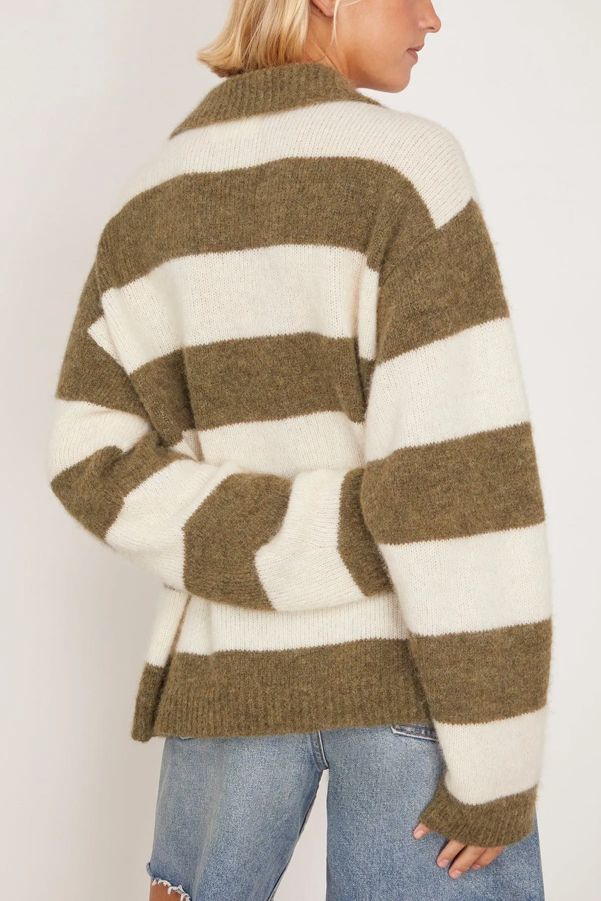 Benton Sweater in Cream Loden