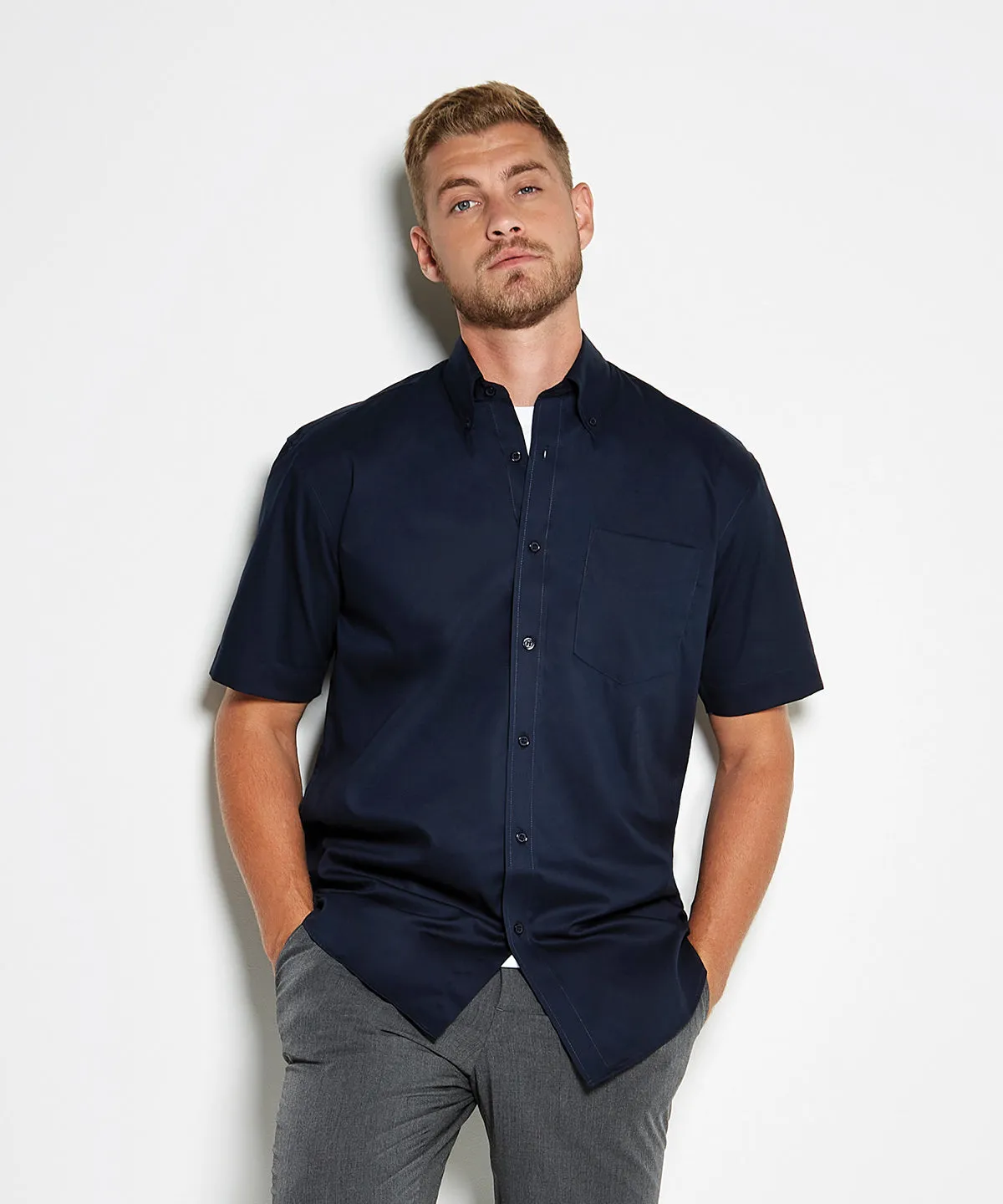 Bottle - Corporate Oxford shirt short-sleeved (classic fit)