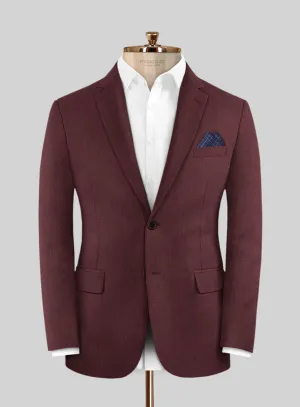 Burgundy Wool Jacket