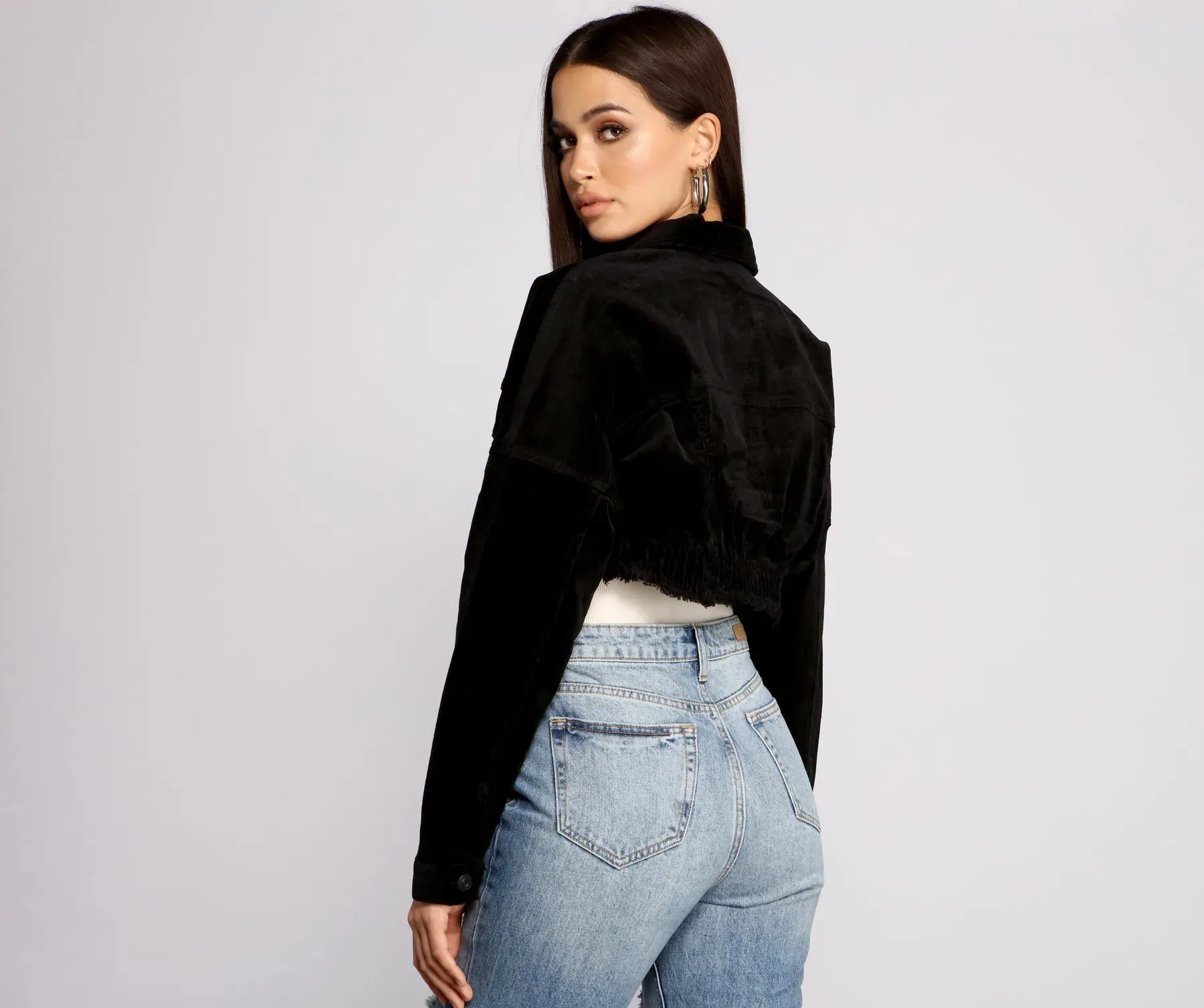 Buttoned Up Corduroy Jacket