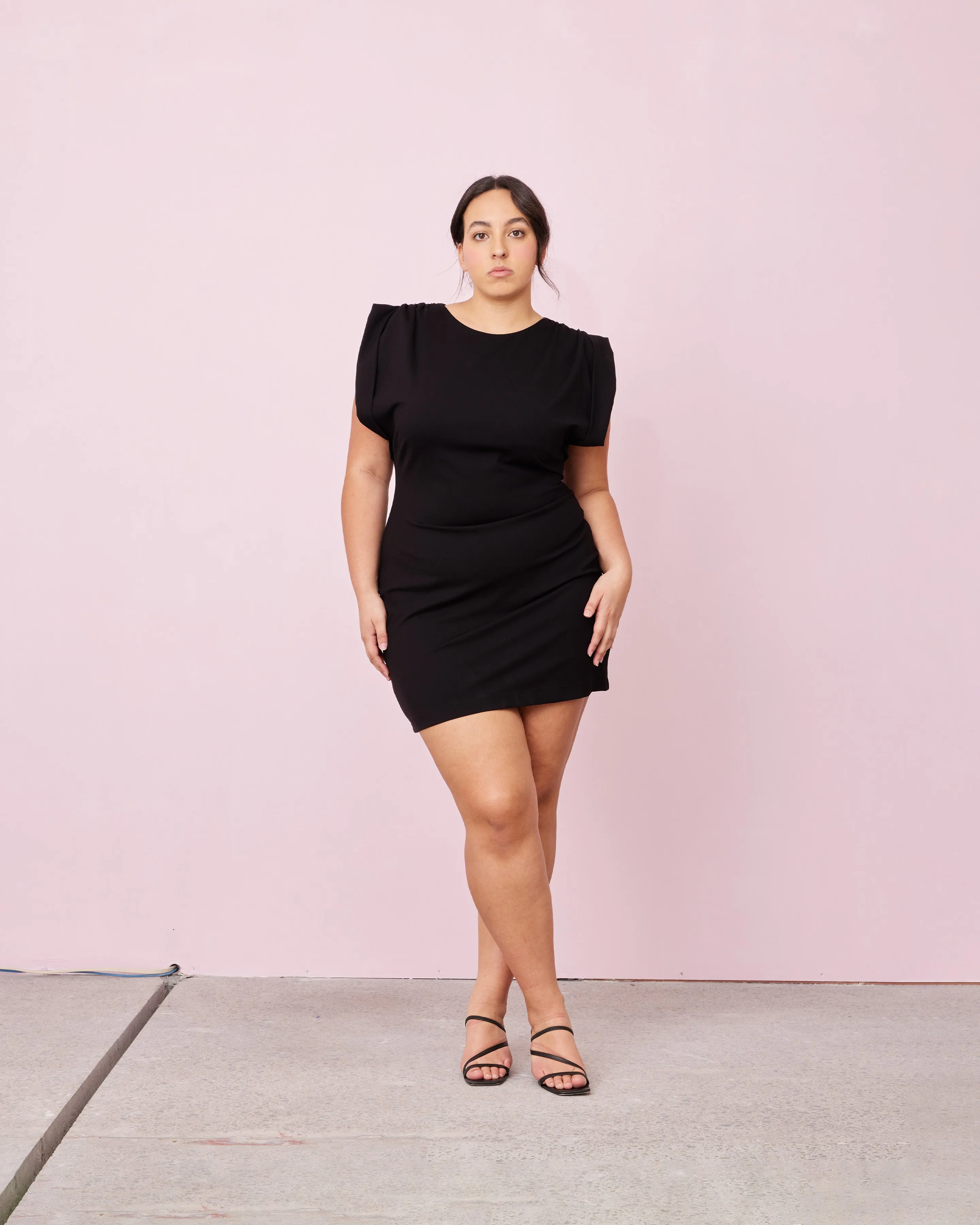 CALVIN MINI DRESS BLACK