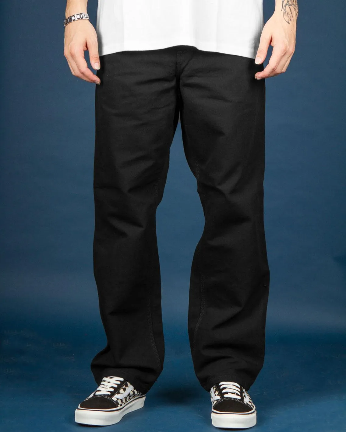 Carhartt WIP - Single Knee Pant - Black Rinsed