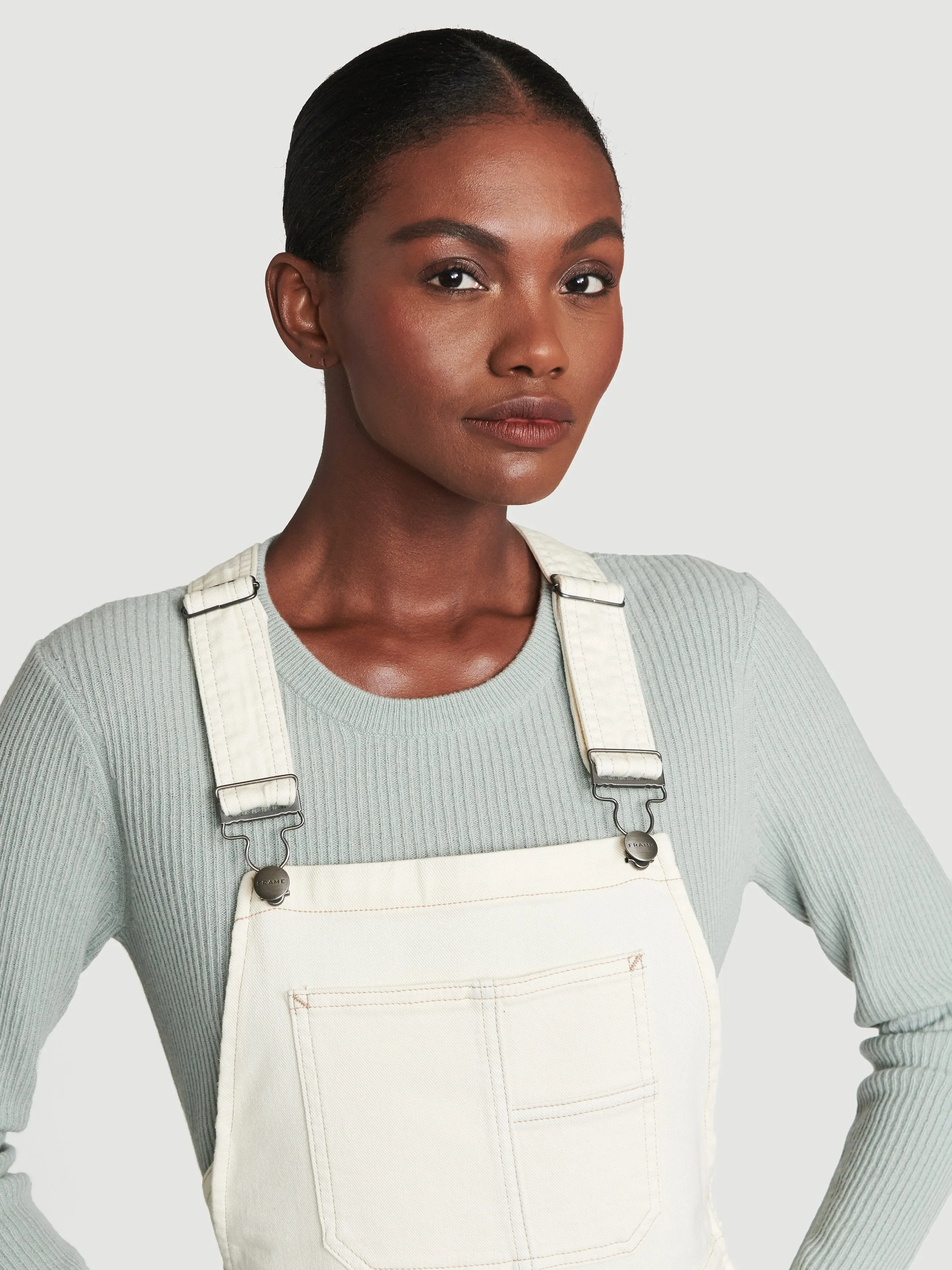 Carpenter Color Jumpsuit -- Off White