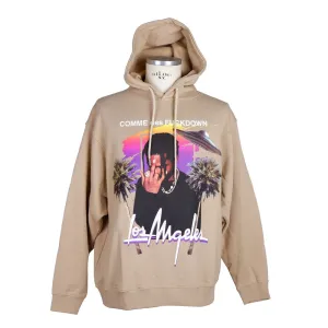 Comme Des Fuckdown Beige Cotton Men Sweater