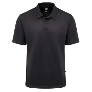 Dickies Men's High Performance Tactical Polo - Moisture-Wicking, Breathable Piqué Knit, Mic Clips, Pencil Pocket, Side Vents, Drop Tail Hem | Sizes S-5XL