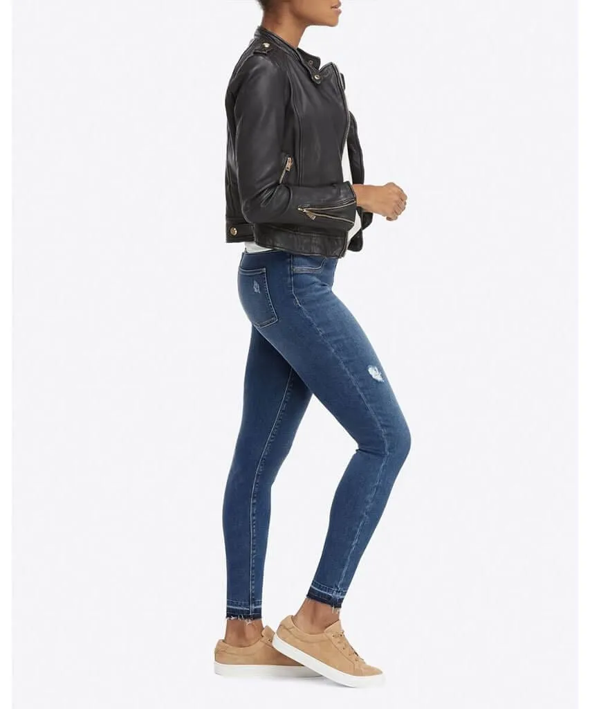 Distressed Skinny Jeans Blue