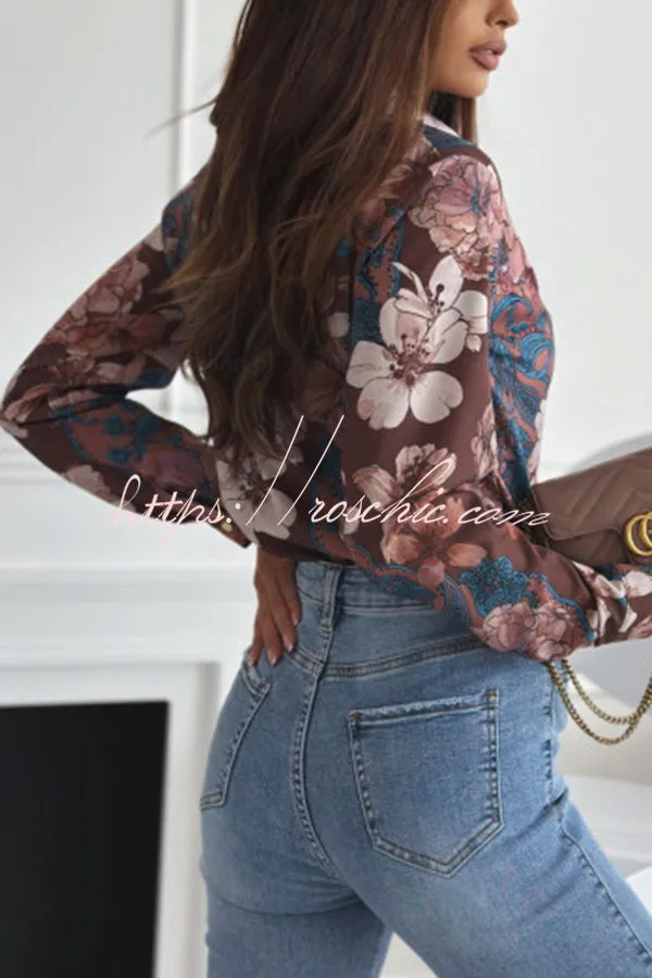 Fashion Printed Long Sleeve Casual Shirt