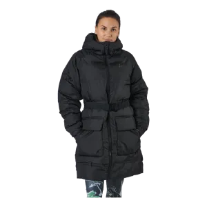 Faun Padded Parka W Black