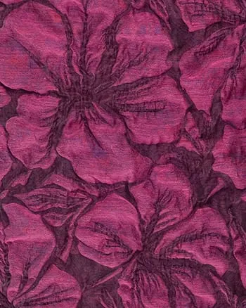 Floral Long Sleeve Mini Dress | Burgundy