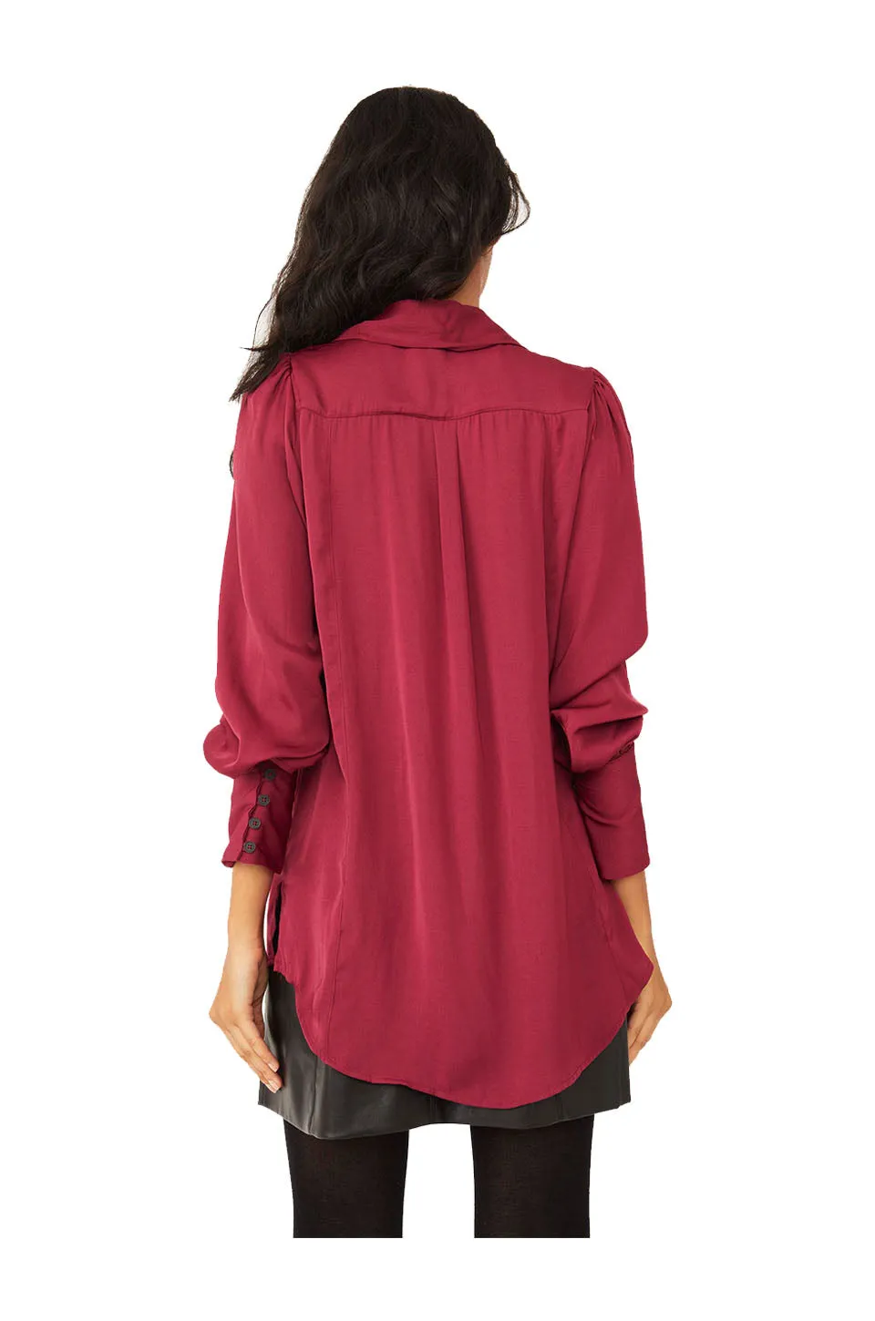 Free People Lala Solid Blouse In Off Beat