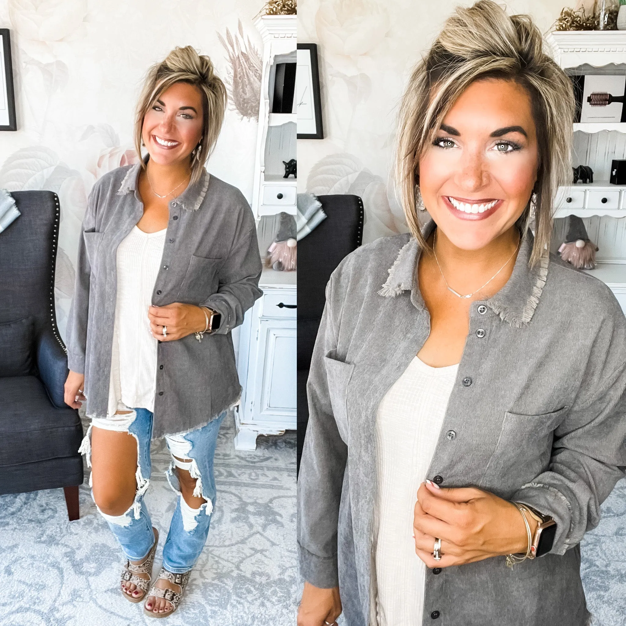 Get A Grip Button Down