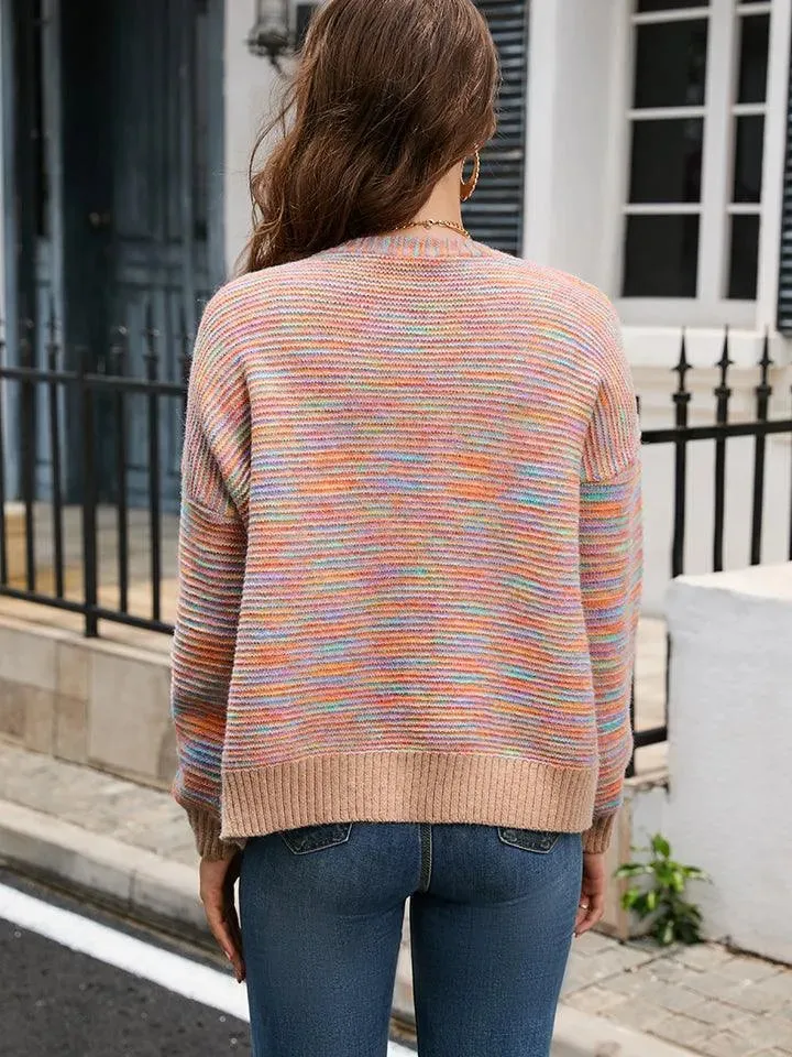 Get Cozy with Stylish V-Neck Long Sleeve Cardigan for Women