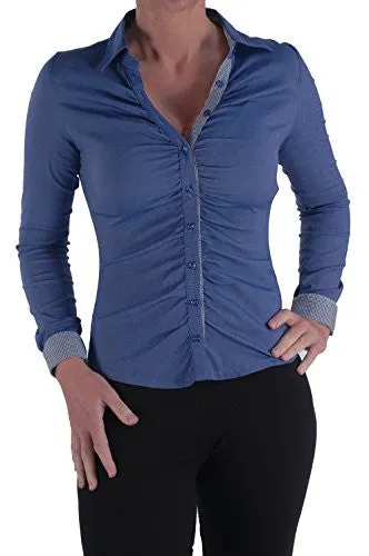 Gia Work Ruched Blouse