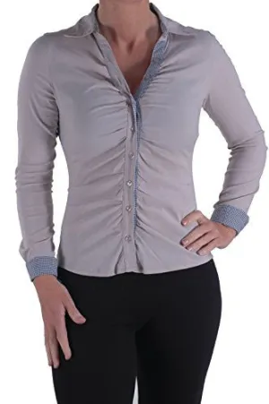 Gia Work Ruched Blouse