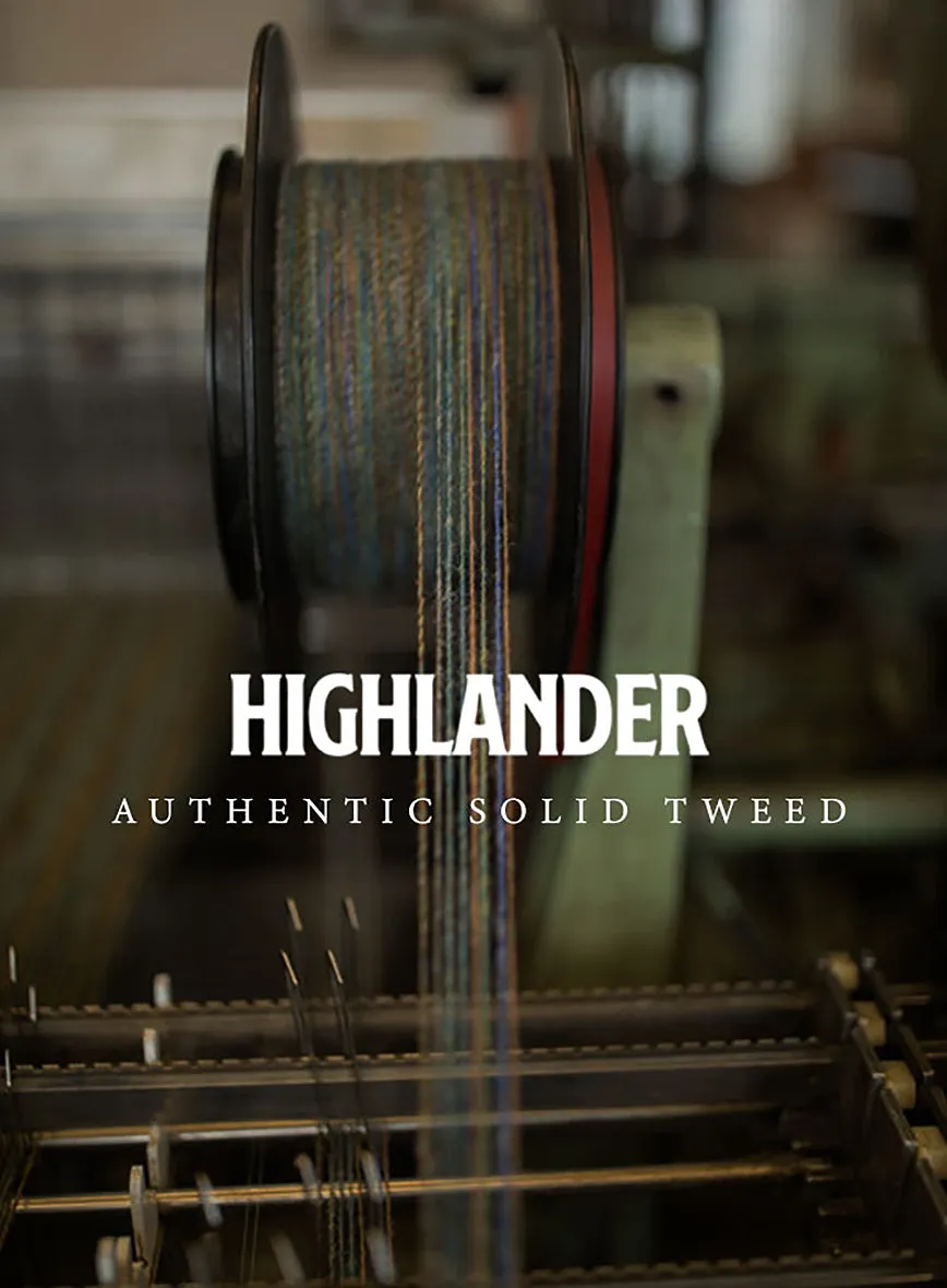 Highlander Charcoal Windowpane Tweed Jacket