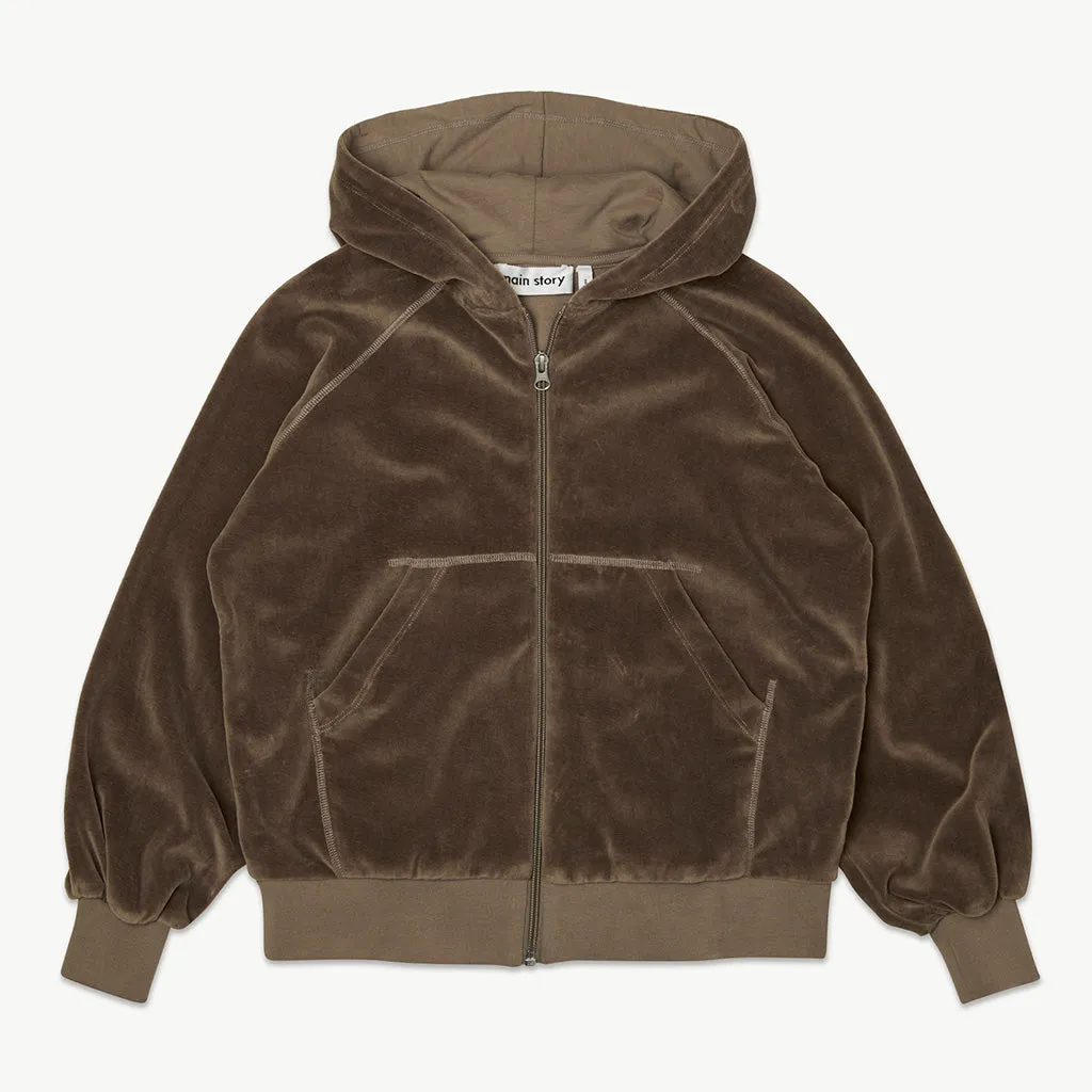Hoodie Zipped Bark