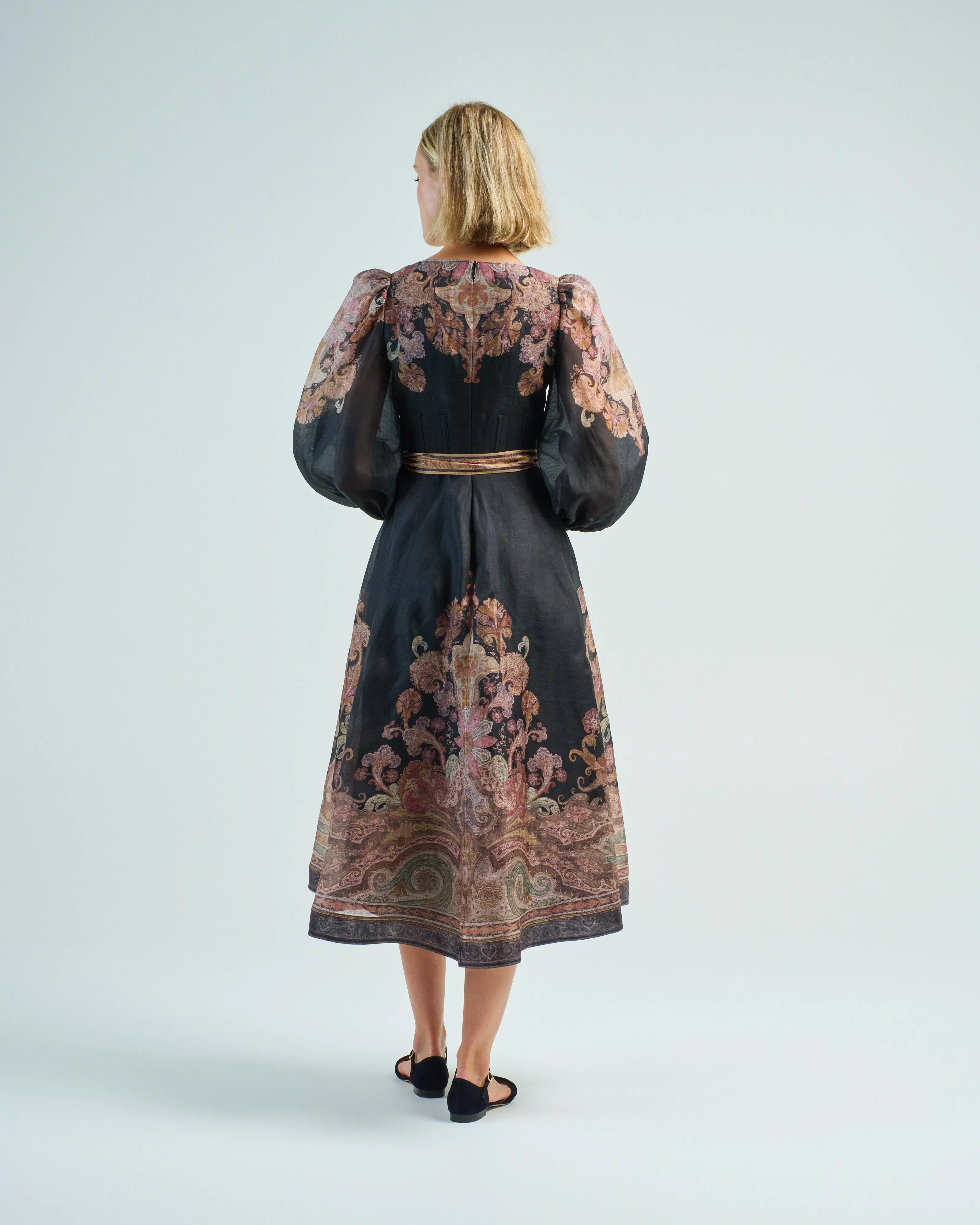 illustration structured dress