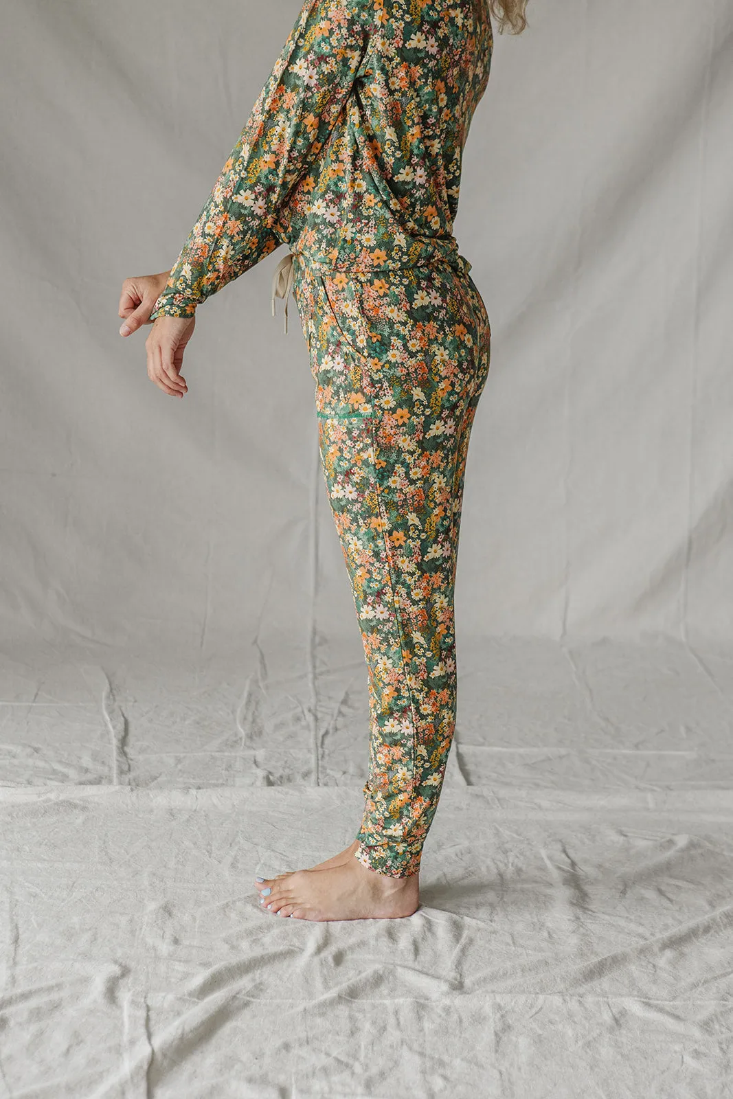 JAM PANTS SET |Blooms Floral Long Sleeve