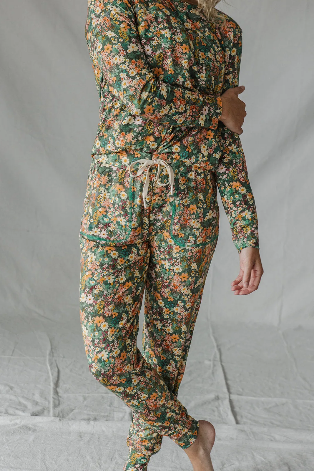JAM PANTS SET |Blooms Floral Long Sleeve
