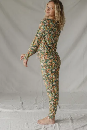 JAM PANTS SET |Blooms Floral Long Sleeve