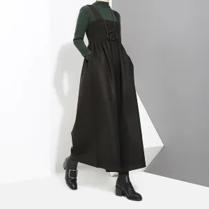 JUCEE - Original Wide Leg Overalls - Black