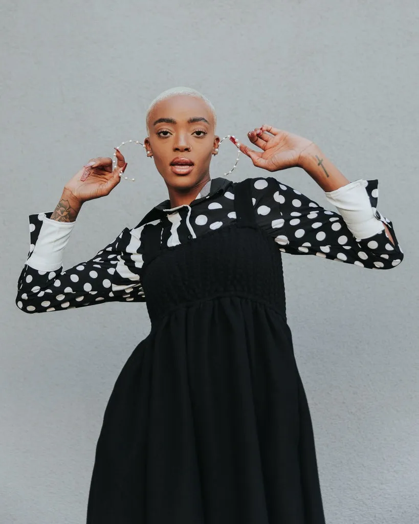 JUCEE - Original Wide Leg Overalls - Black