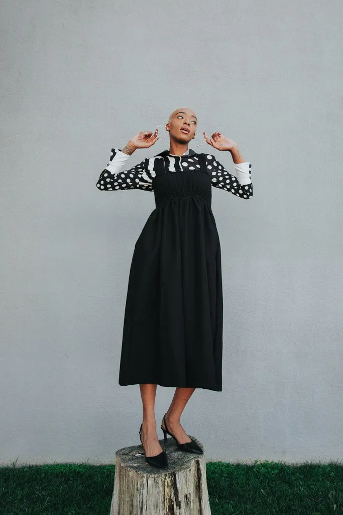 JUCEE - Original Wide Leg Overalls - Black