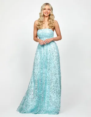 KELLY STRAPLESS BALL GOWN B73D22L