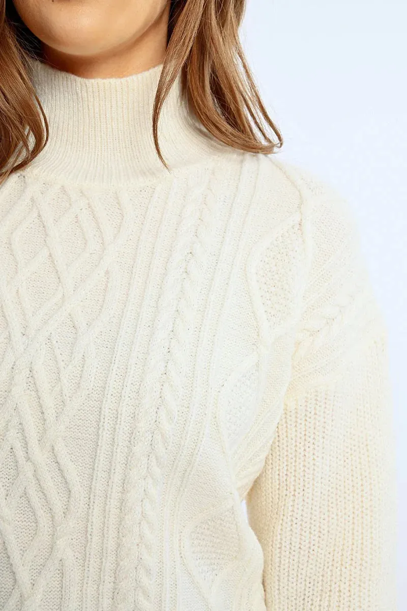 Knitted Sweater (Off White)