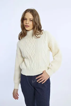 Knitted Sweater (Off White)