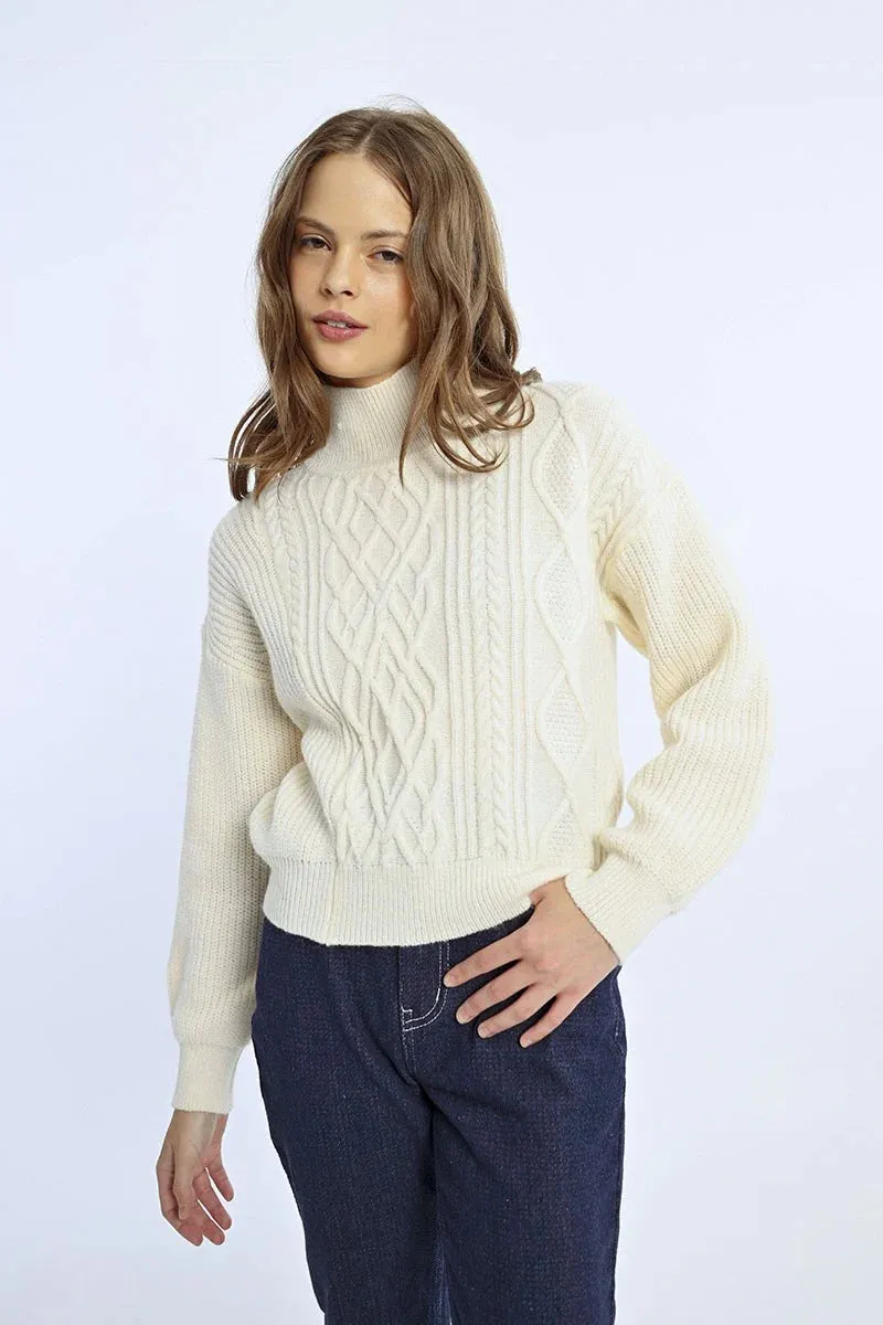 Knitted Sweater (Off White)