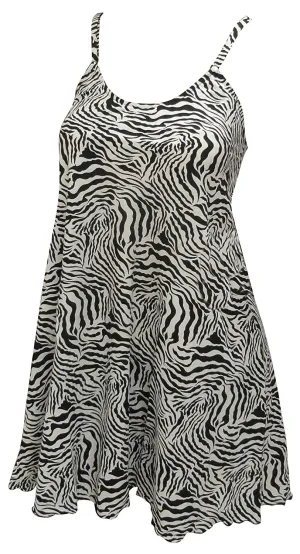 LA LEELA Women's Summer Tunic Top Swing T- Loose Beach Sundress Swim Cover Up